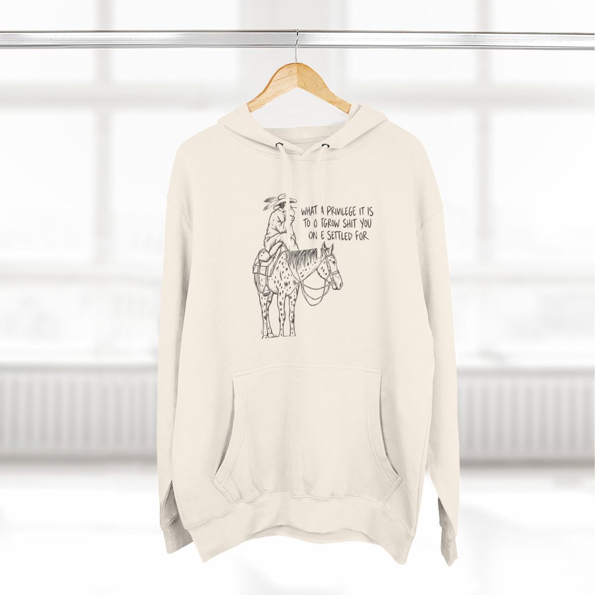 What a privilege fleece hoodie