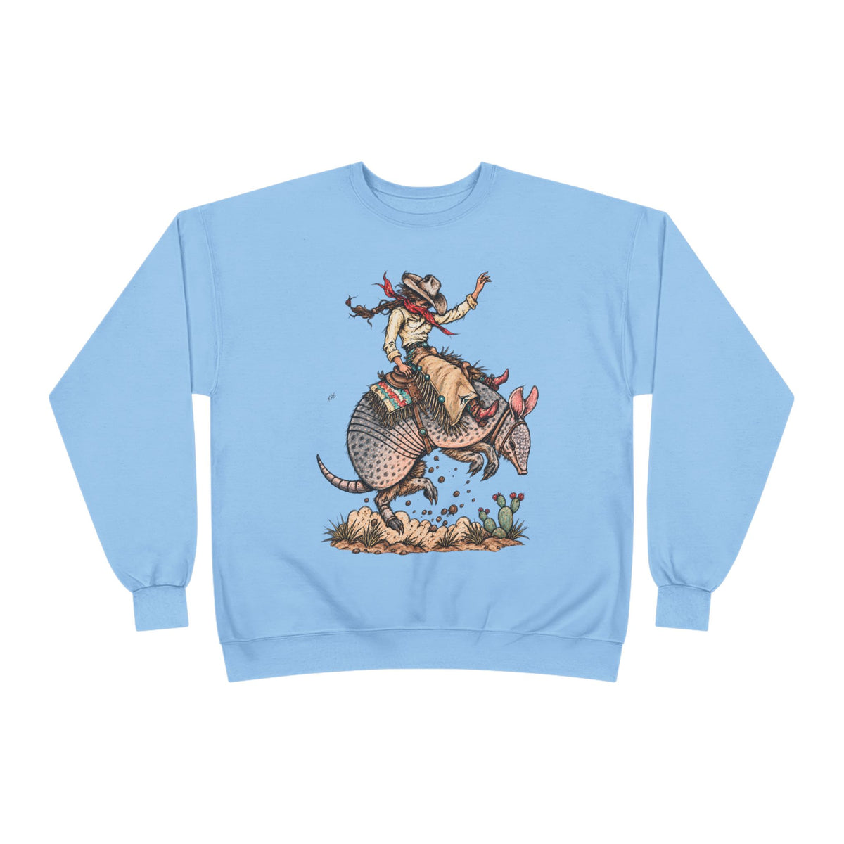 Buckin dillo crewneck