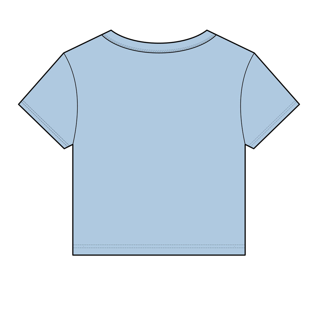 Keep the wolves away micro rib baby tee