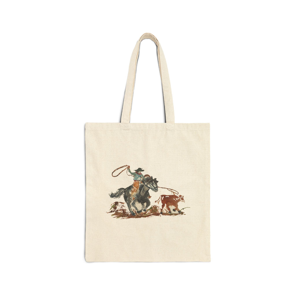 roper watercolor bible verse tote bag