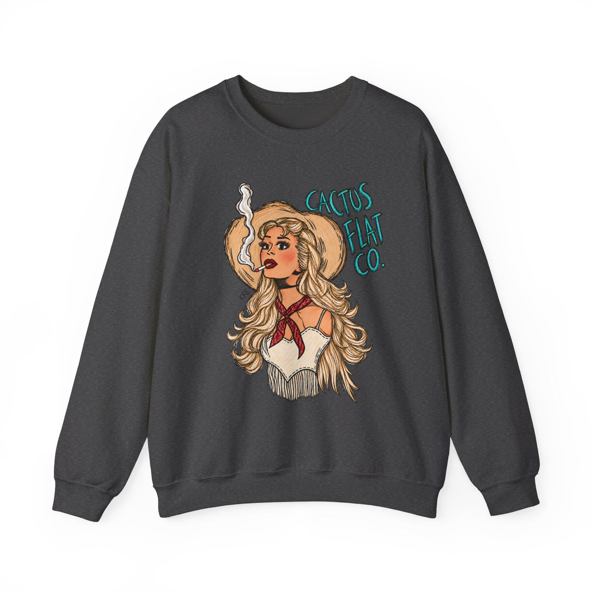 Cactus Flat Lady- Crewneck