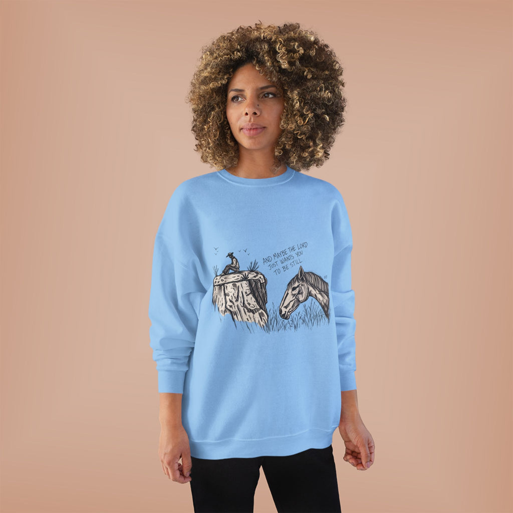 In the stillness crewneck