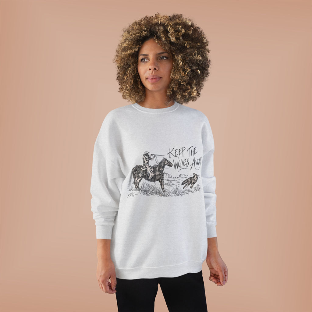 Keep the wolves away crewneck
