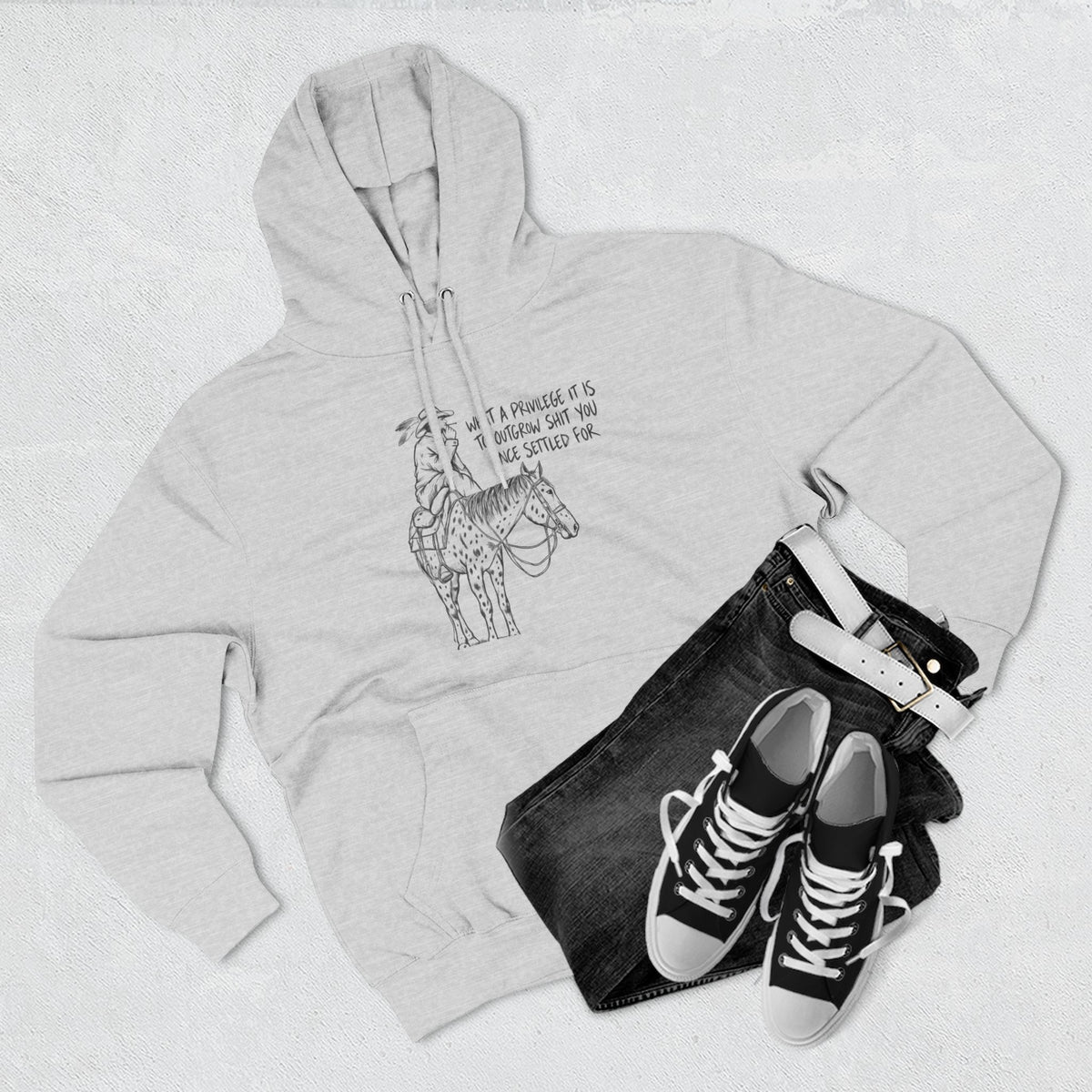 What a privilege fleece hoodie