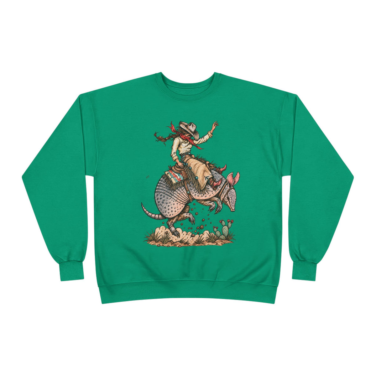 Buckin dillo crewneck
