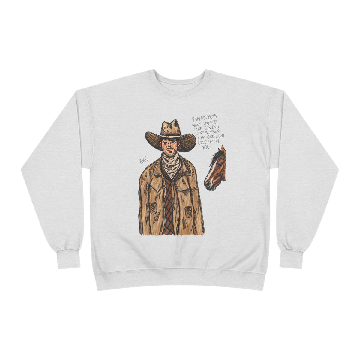 Psalms 86:15 crewneck
