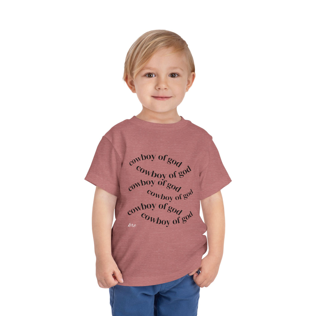 Cowboy of god Toddler Short Sleeve Tee