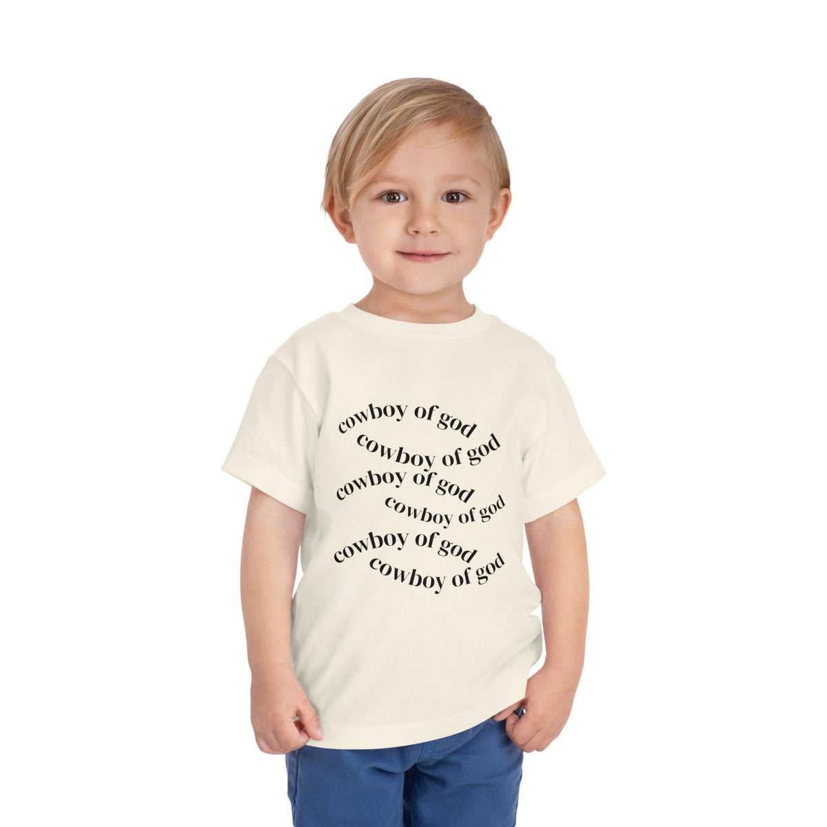 Cowboy of god Toddler Short Sleeve Tee