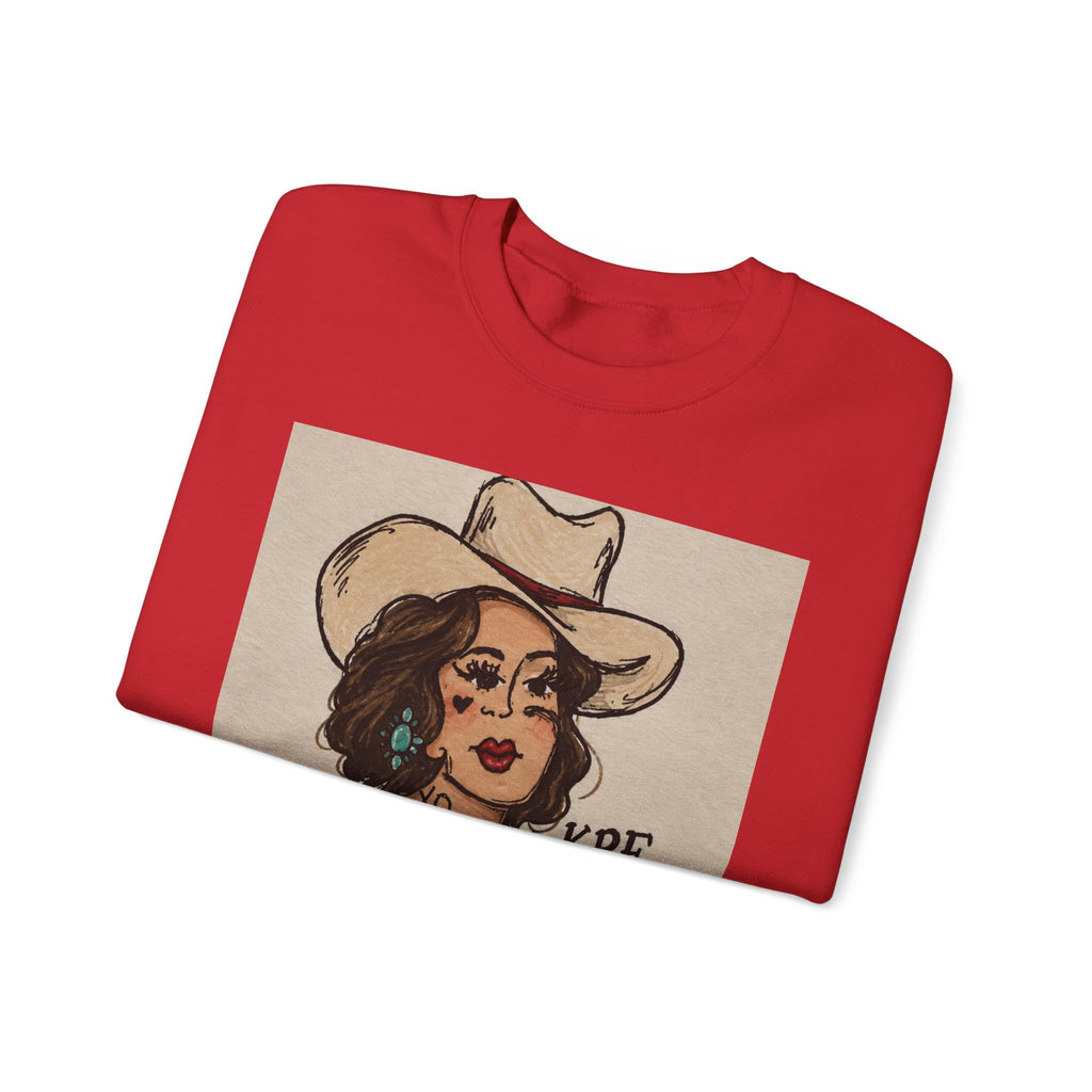 Rodeo rose crewneck