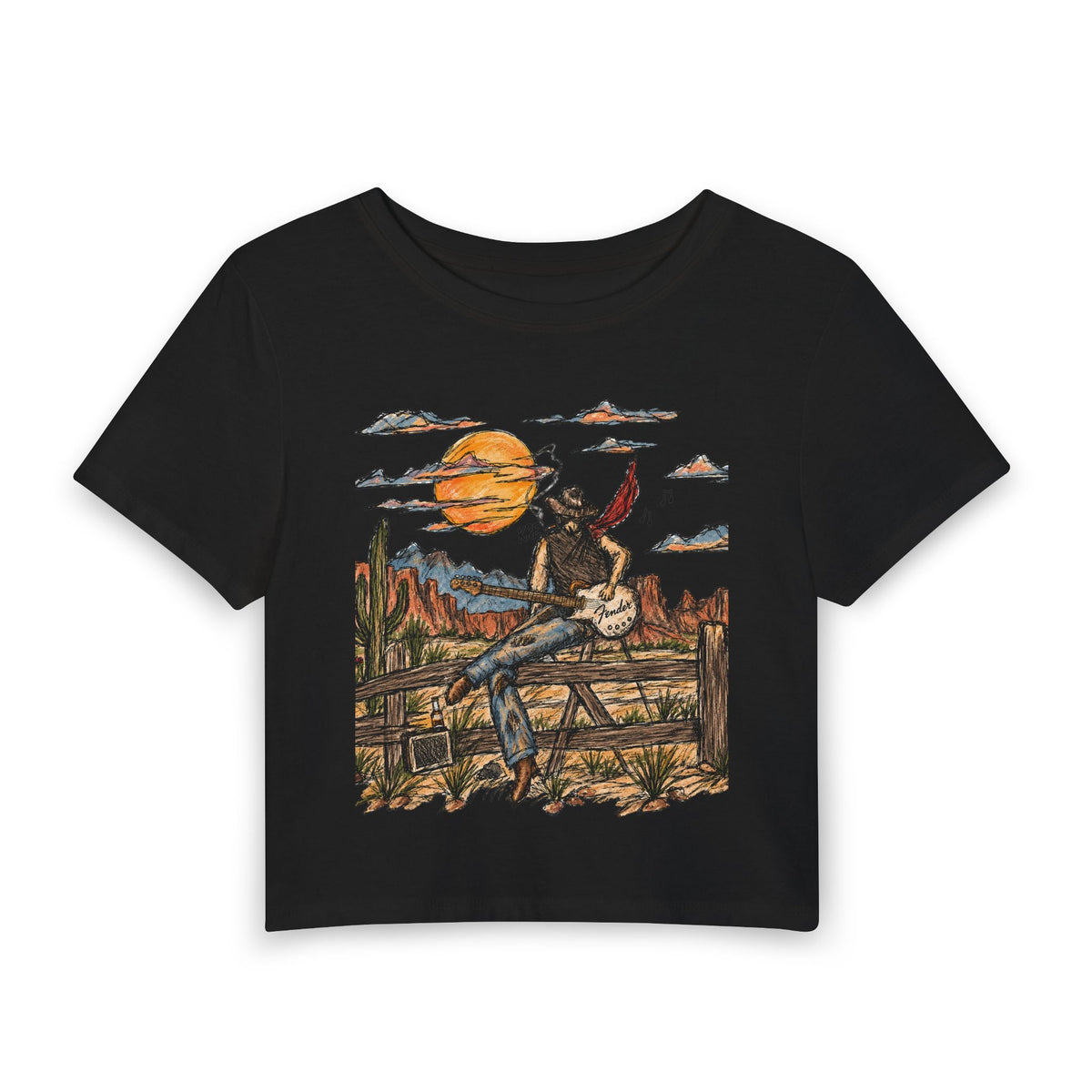 Outlaw serenade baby tee