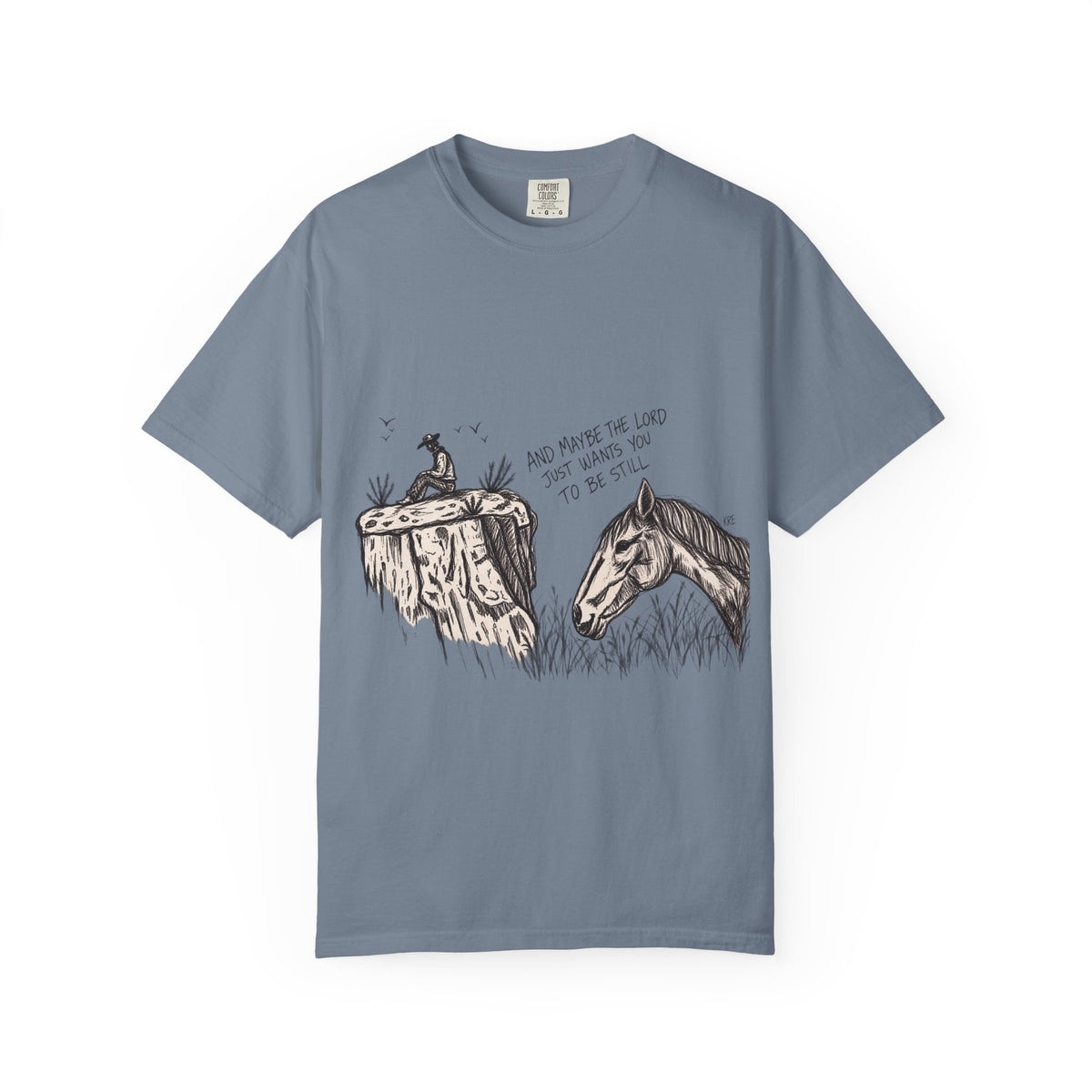 In the stillness T-shirt comfort colors