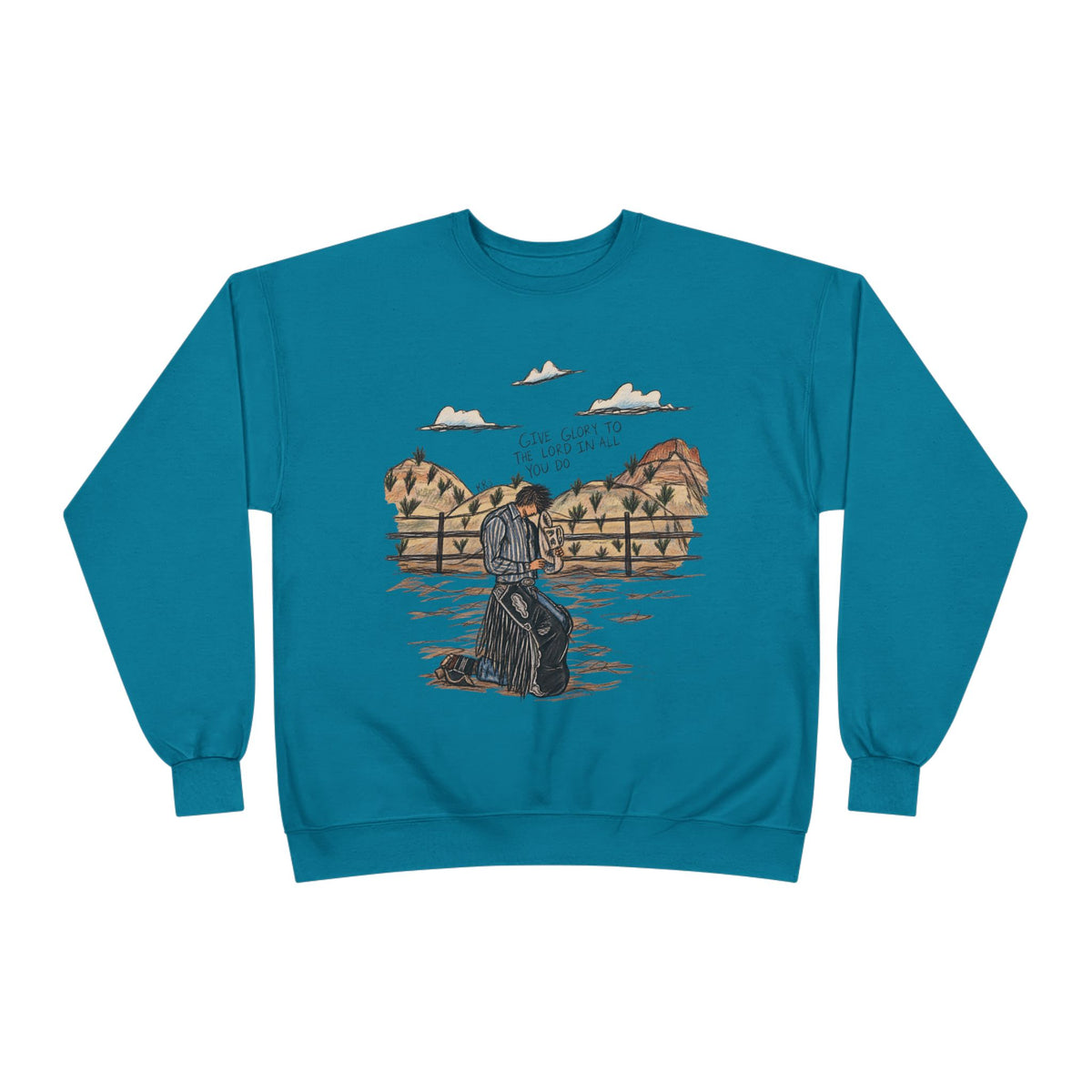 Give glory to the Lord crewneck