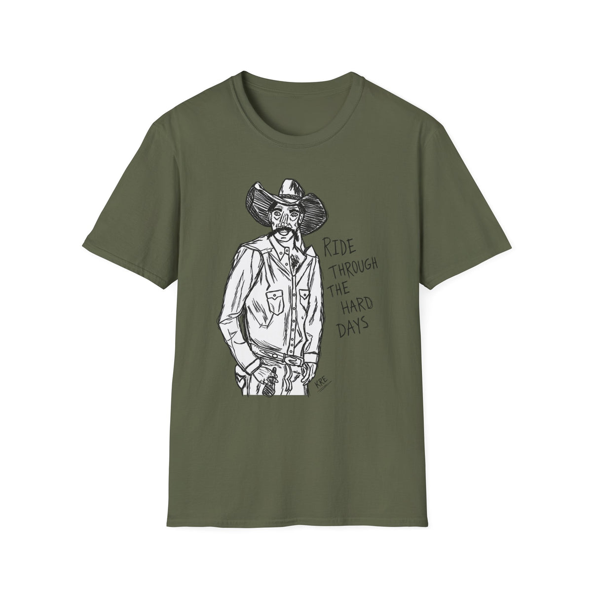 Ride through the hard days suicide prevention T-shirt