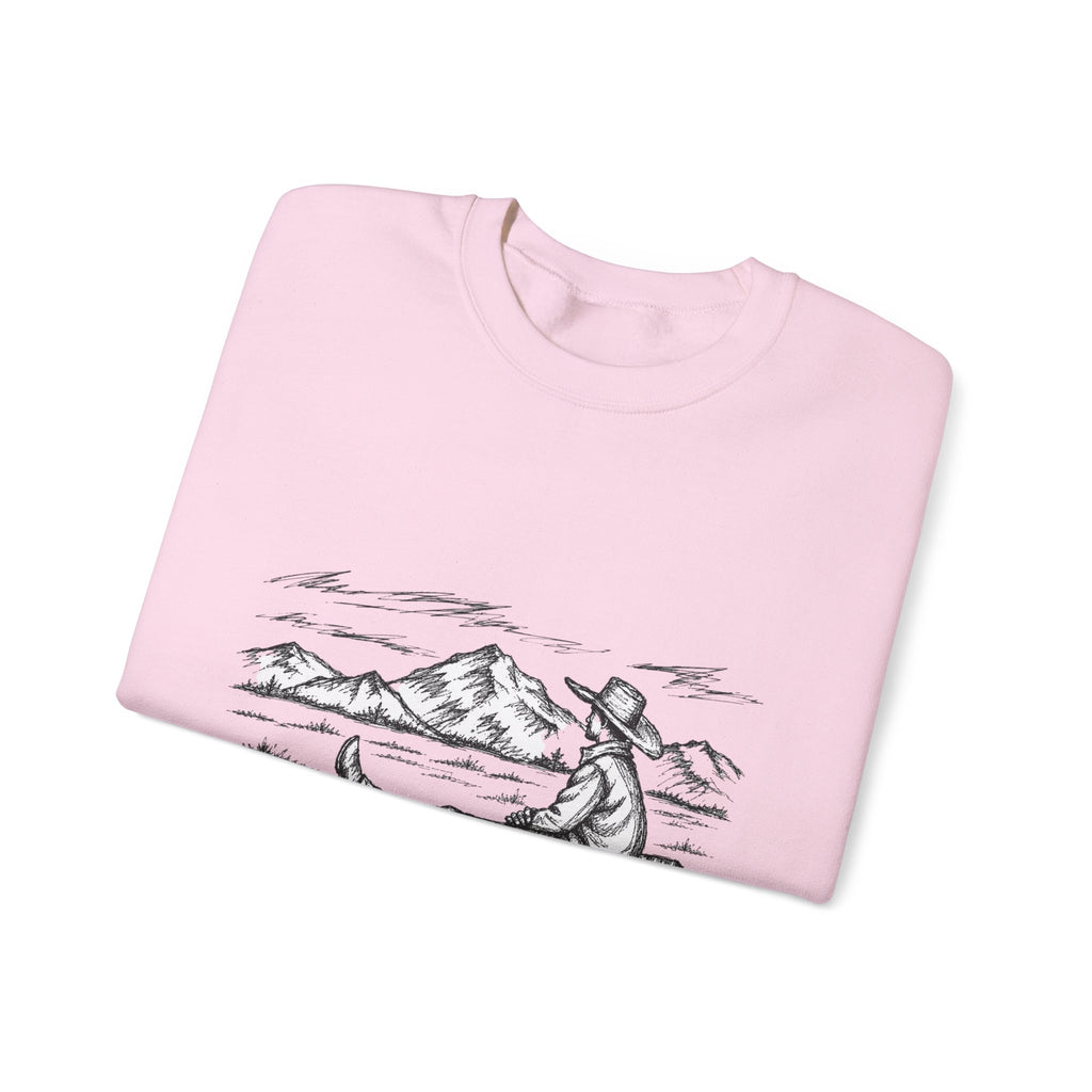 Western solitude crewneck