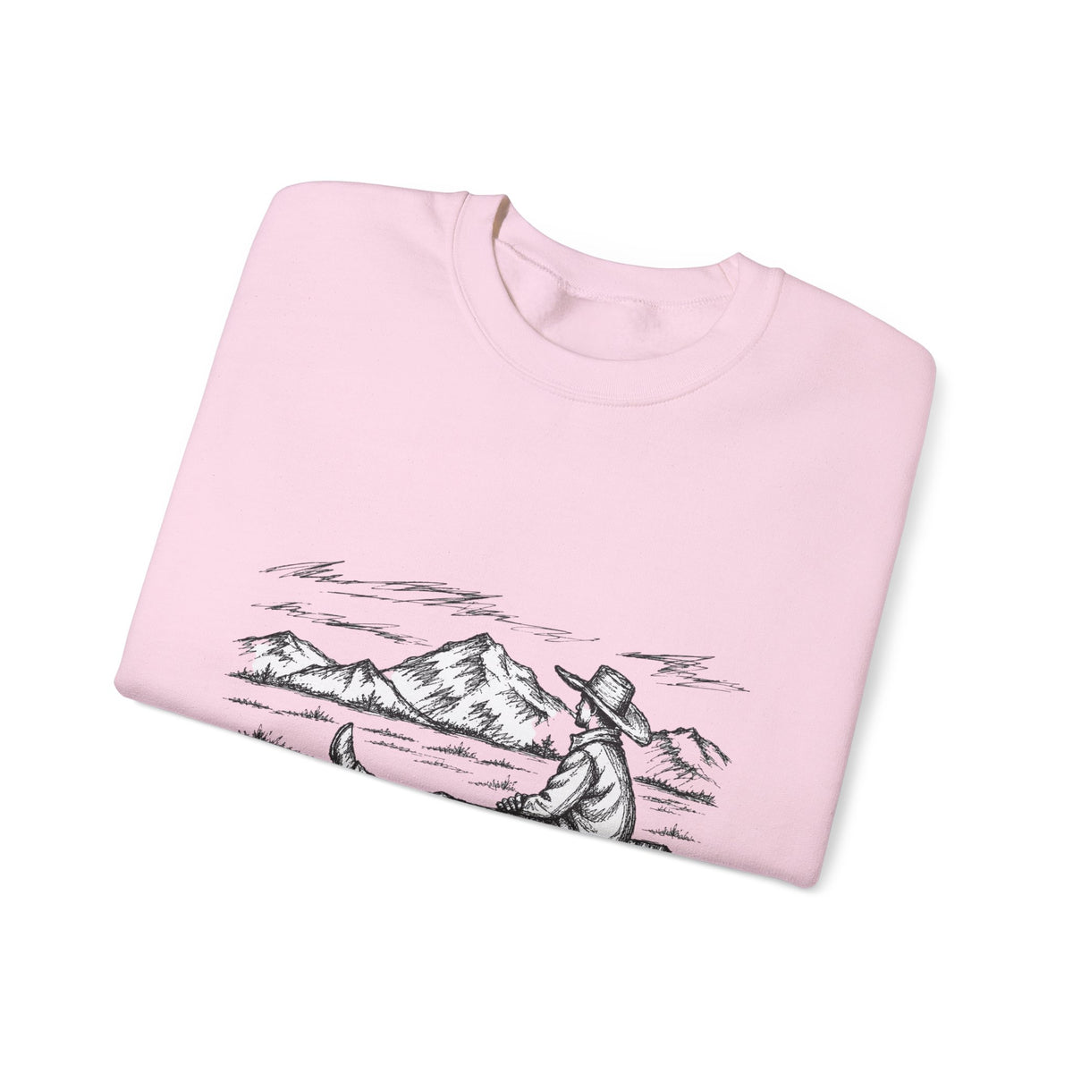 Western solitude crewneck