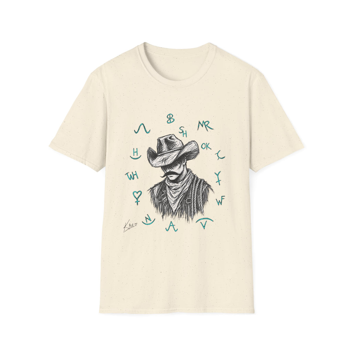 Branded cowboy T-shirt