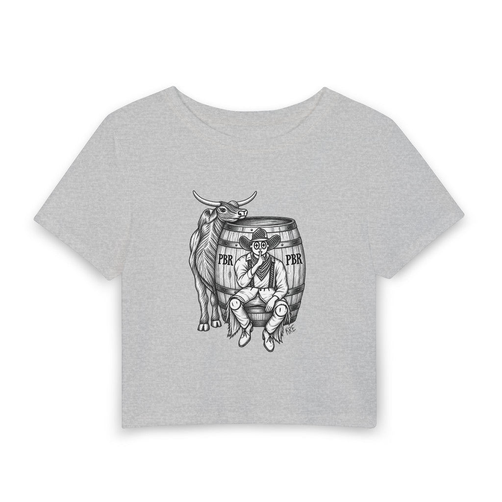 Women's bullfighting baby tee