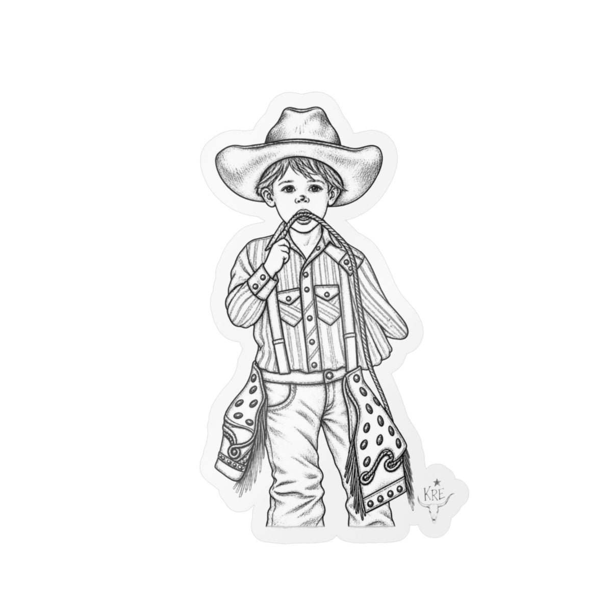 Cowboy Stockton sticker