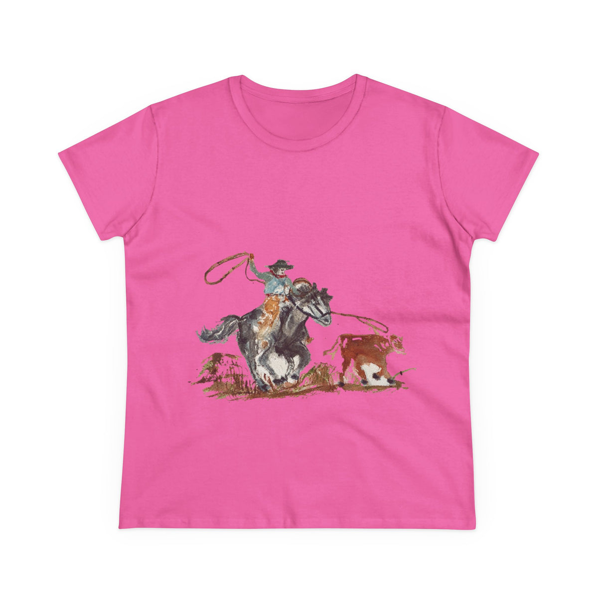 Roper cotton tee watercolor Paula Emry-burtt