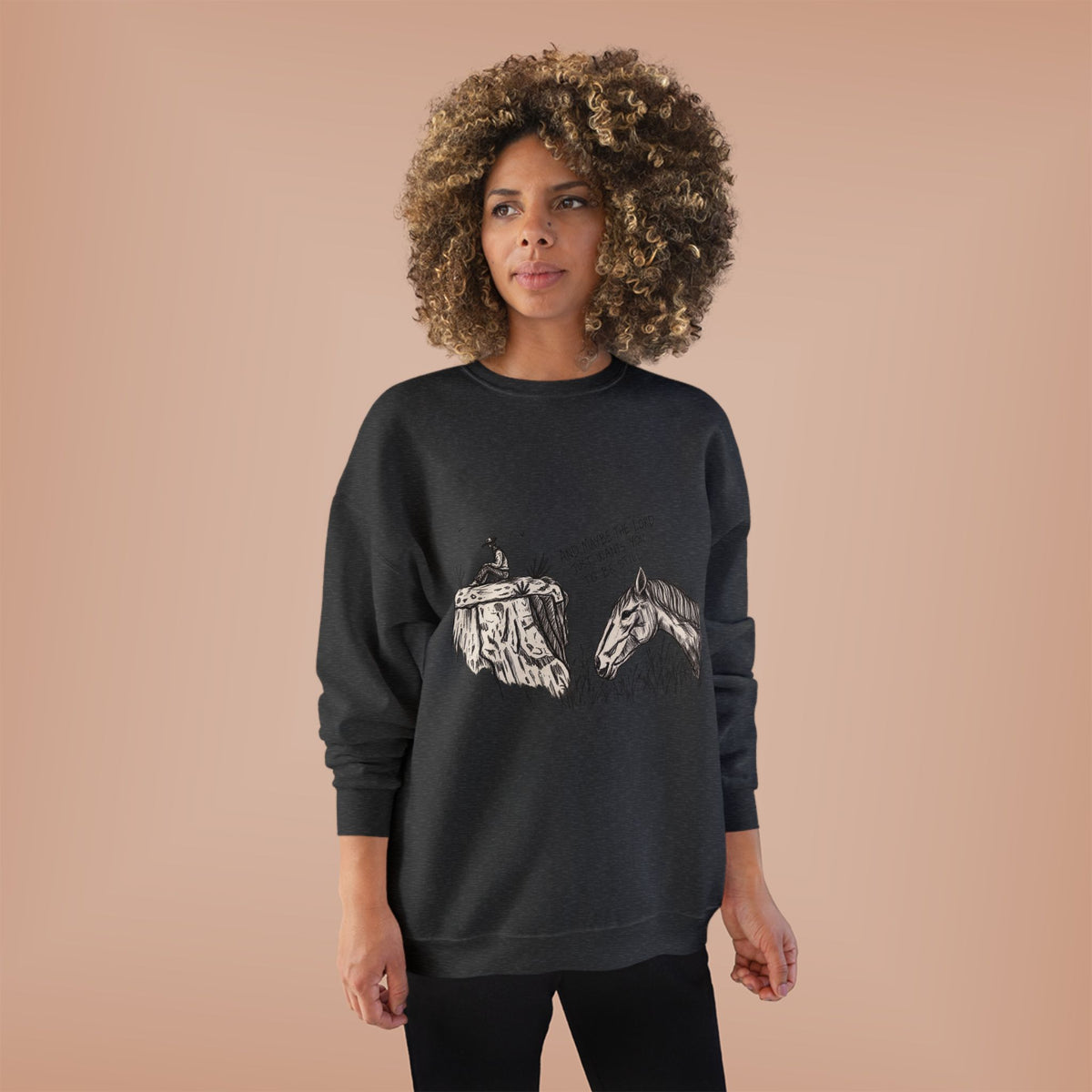 In the stillness crewneck