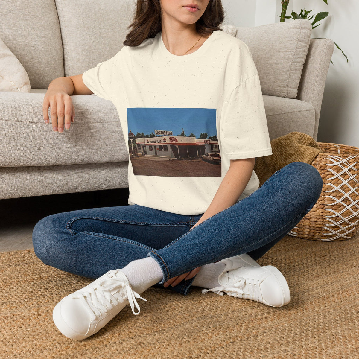 Vintage cactus flat  T-Shirt