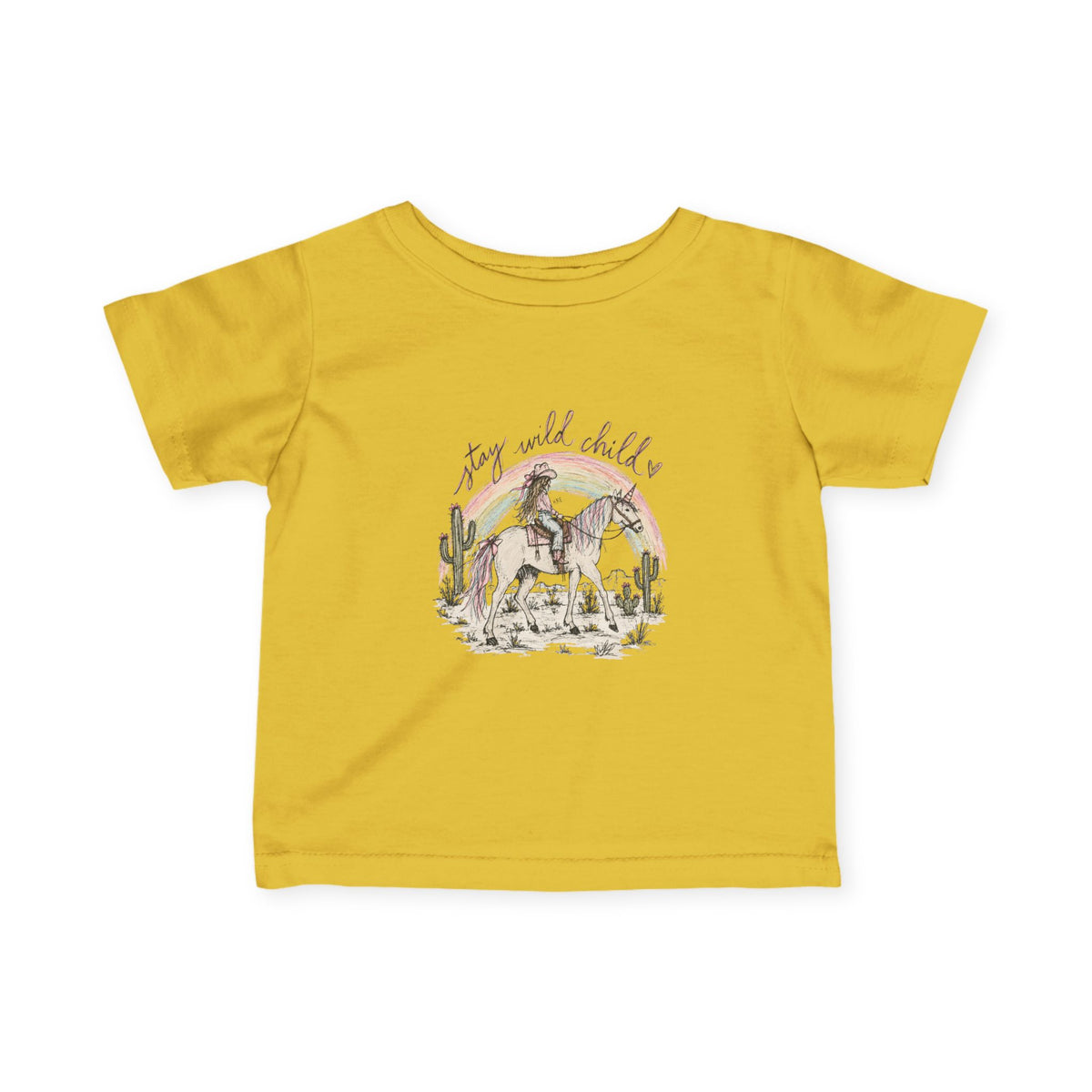 stay wild child infant tee
