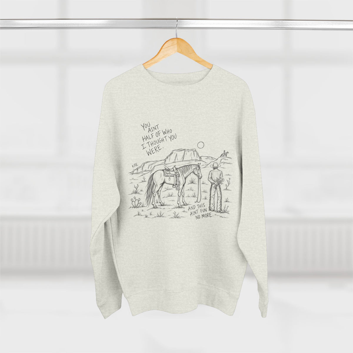 What I thought you were crewneck