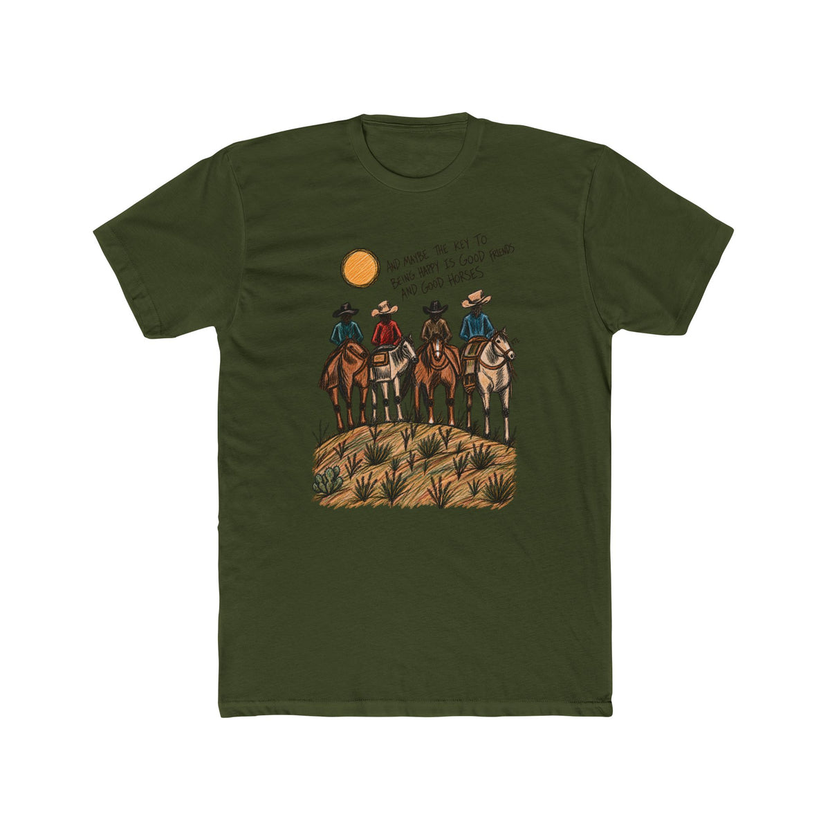 Good friends good horses T-shirt