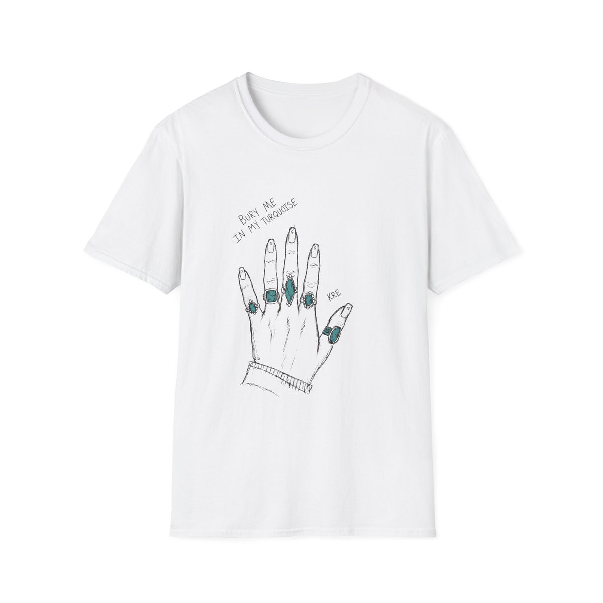 Bury me in my turquoise T-shirt