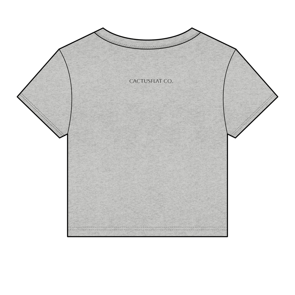 Raised wild,dressed western baby tee
