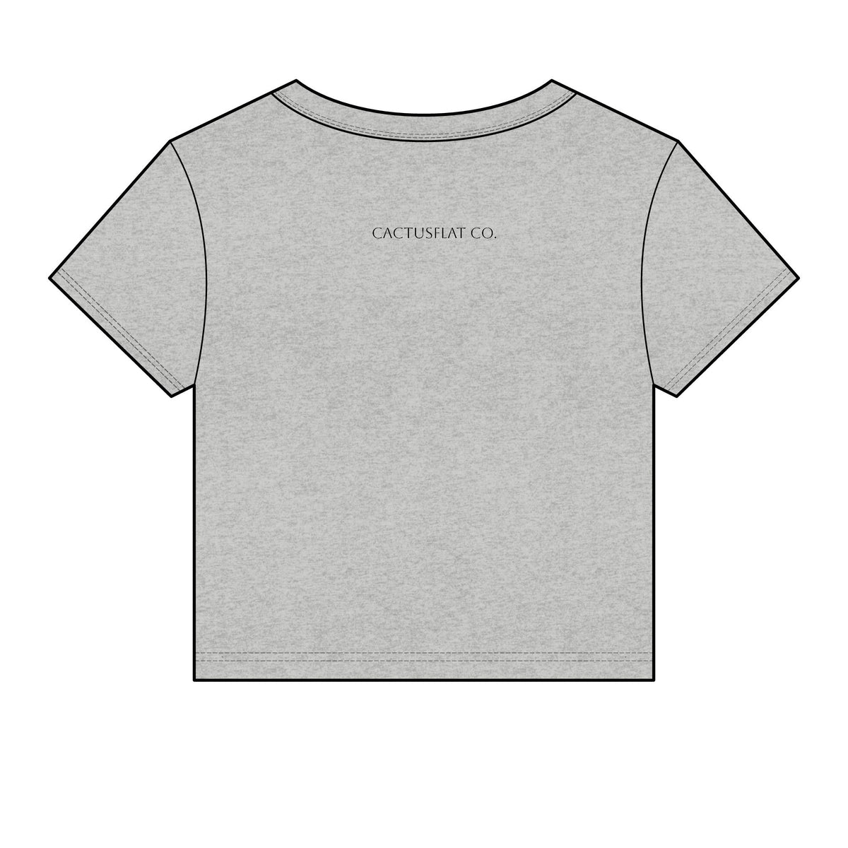 Raised wild,dressed western baby tee