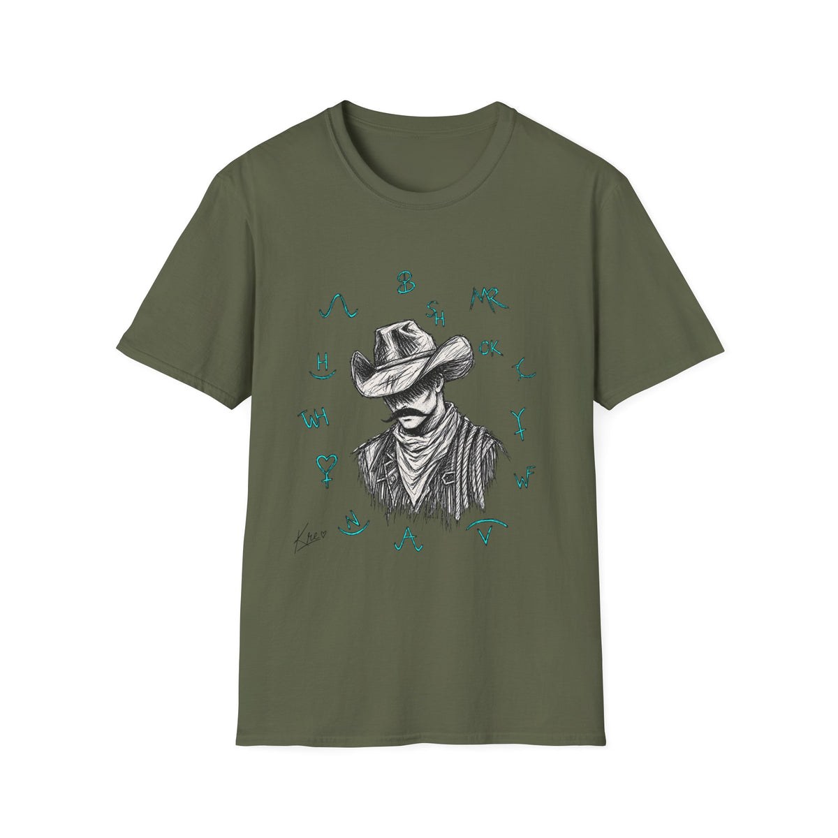 Branded cowboy T-shirt