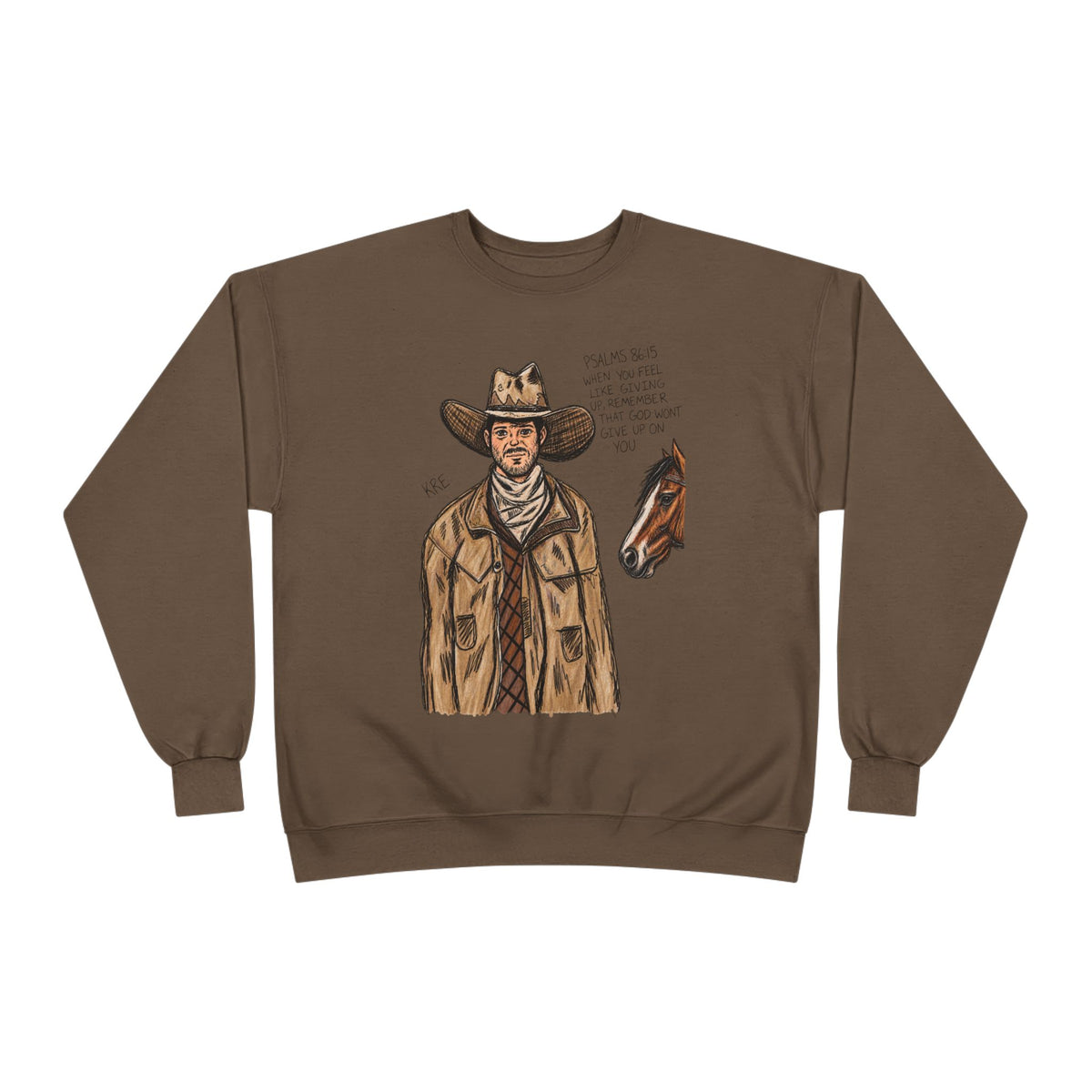 Psalms 86:15 crewneck