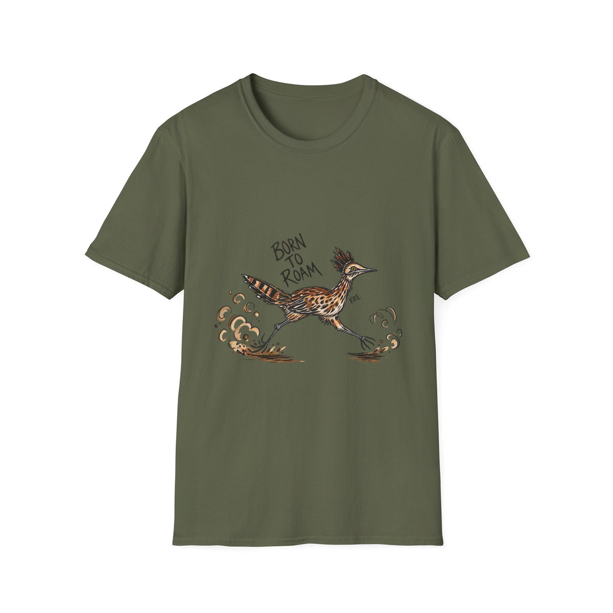 Born to roam roderunner T-shirt with color