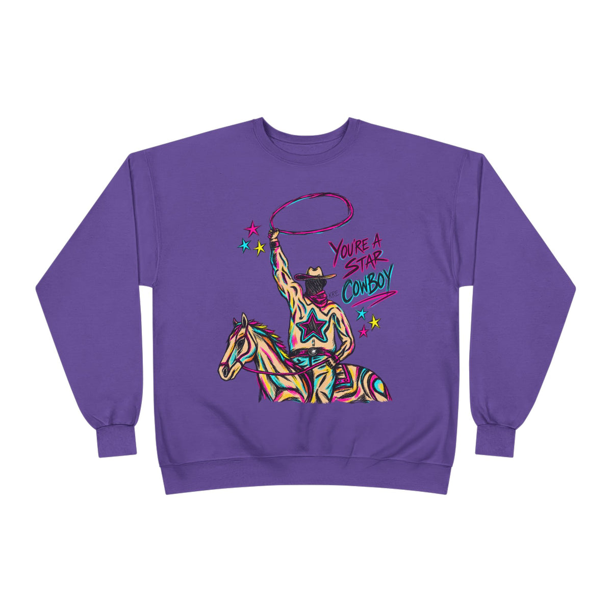 Star cowboy crewneck