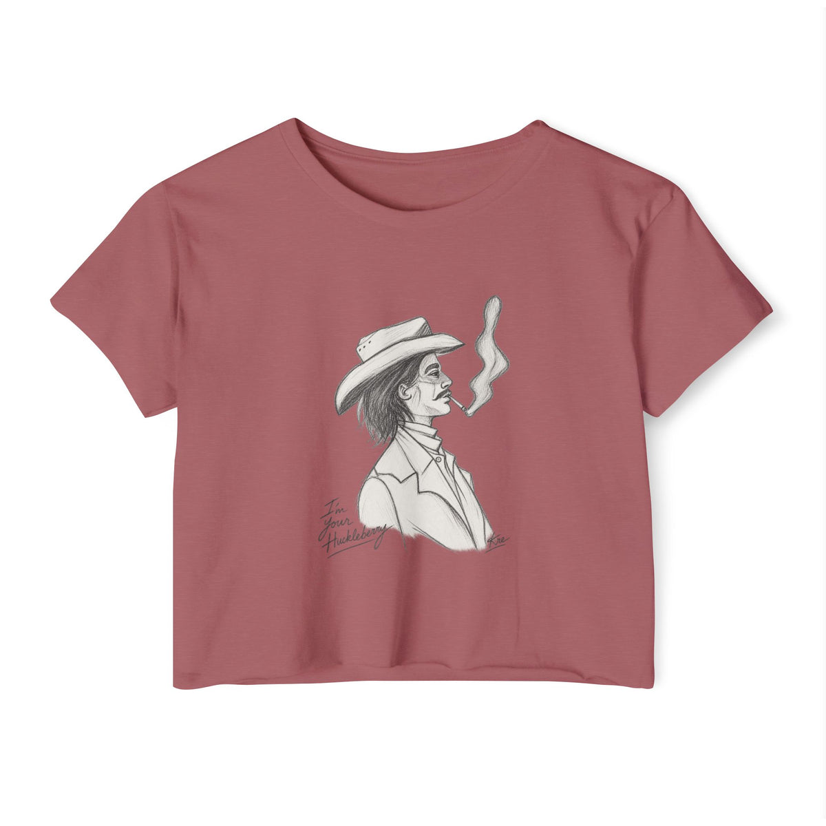 I’m your huckleberry Crop Top