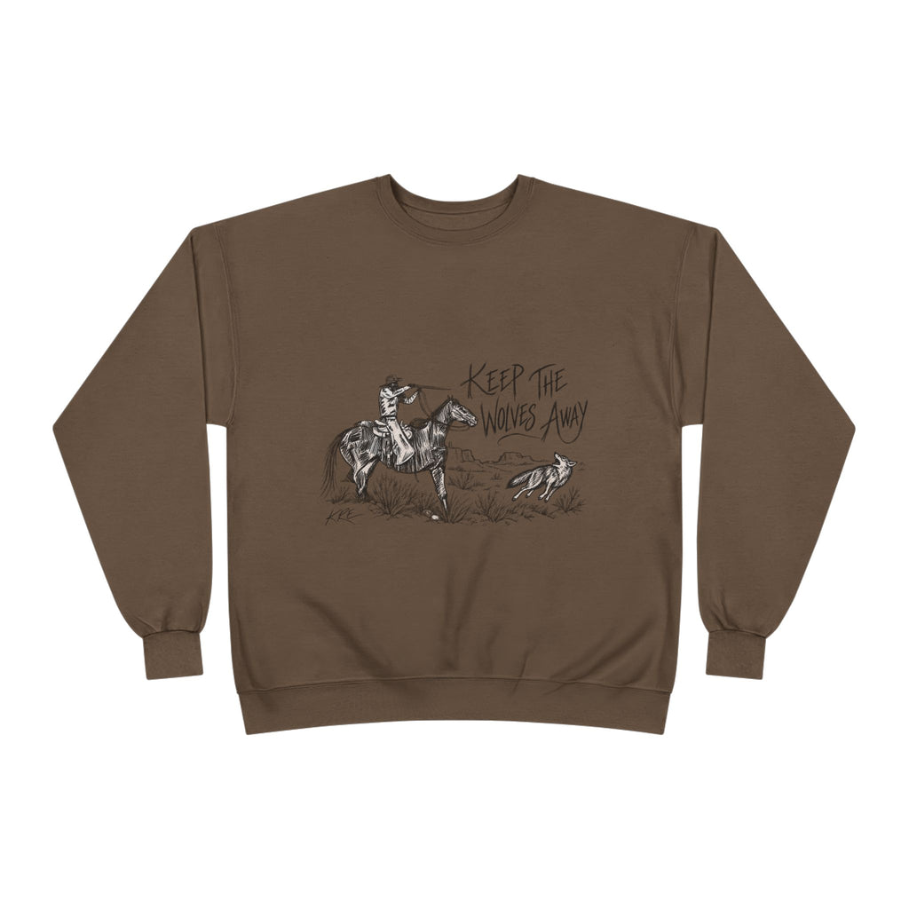 Keep the wolves away crewneck