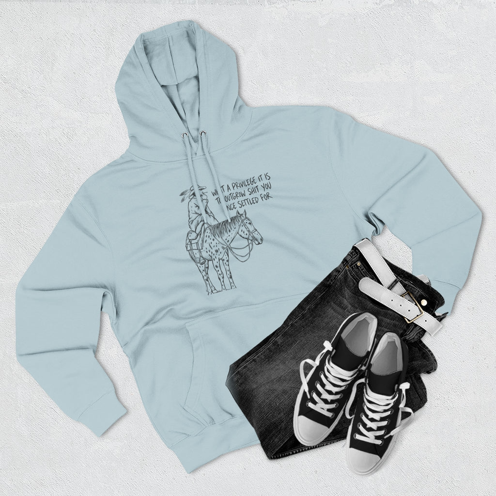 What a privilege fleece hoodie