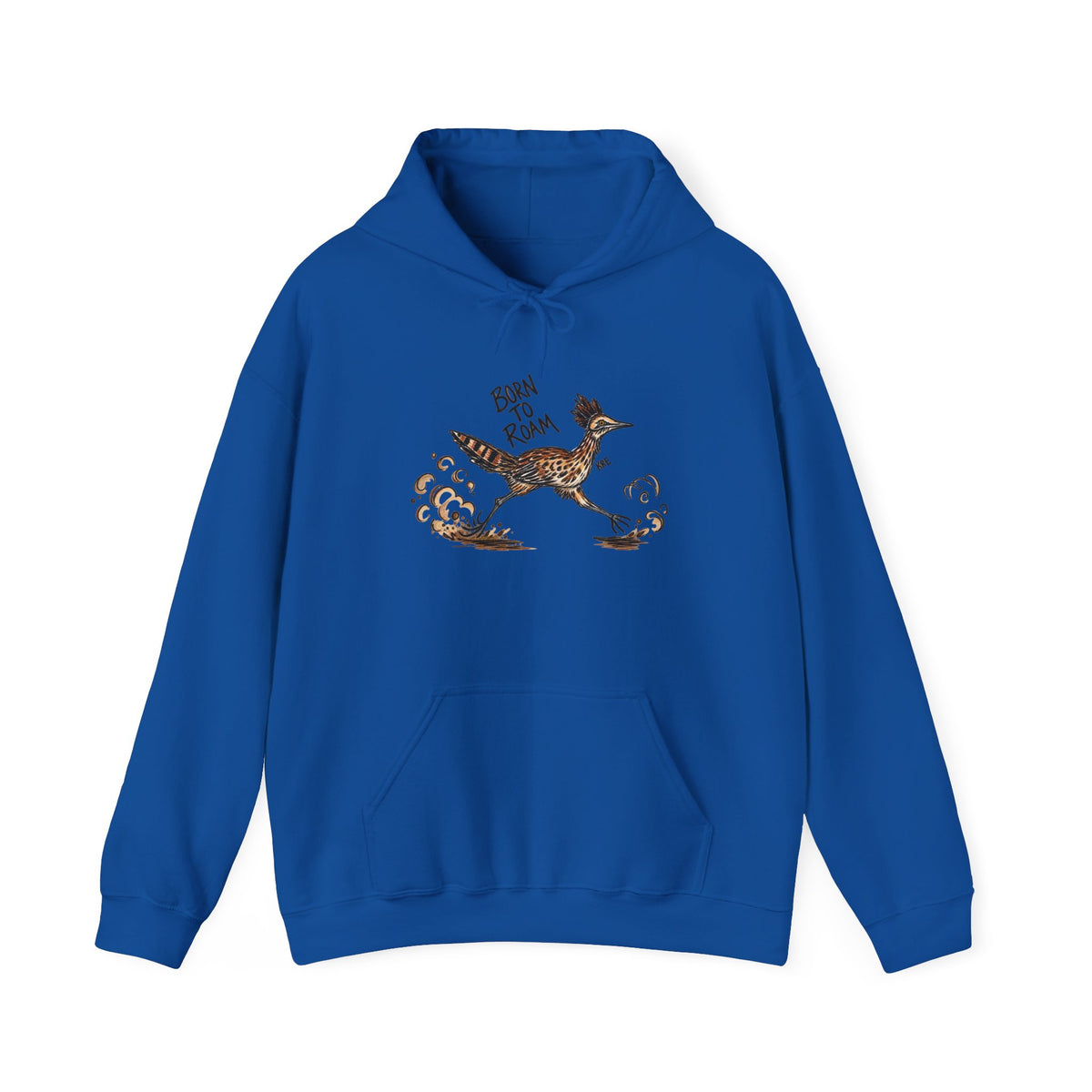 Born to roam road runner hoodie with color