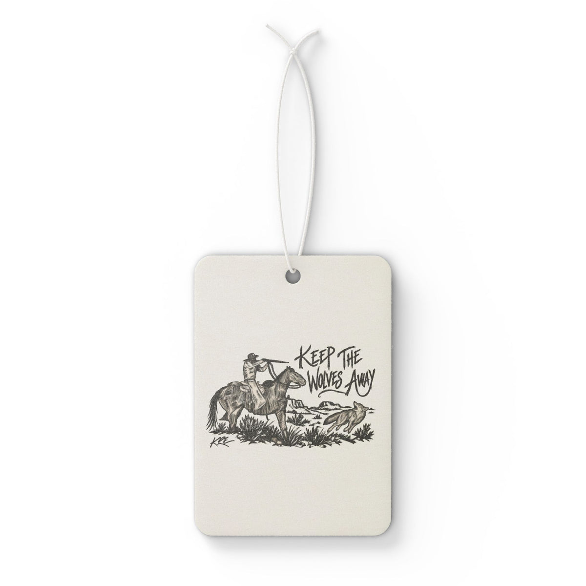 Keep the wolves away air freshener