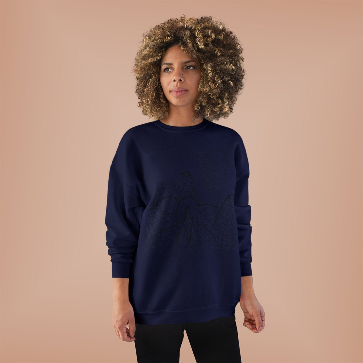 Cowboy that’s all poem crewneck