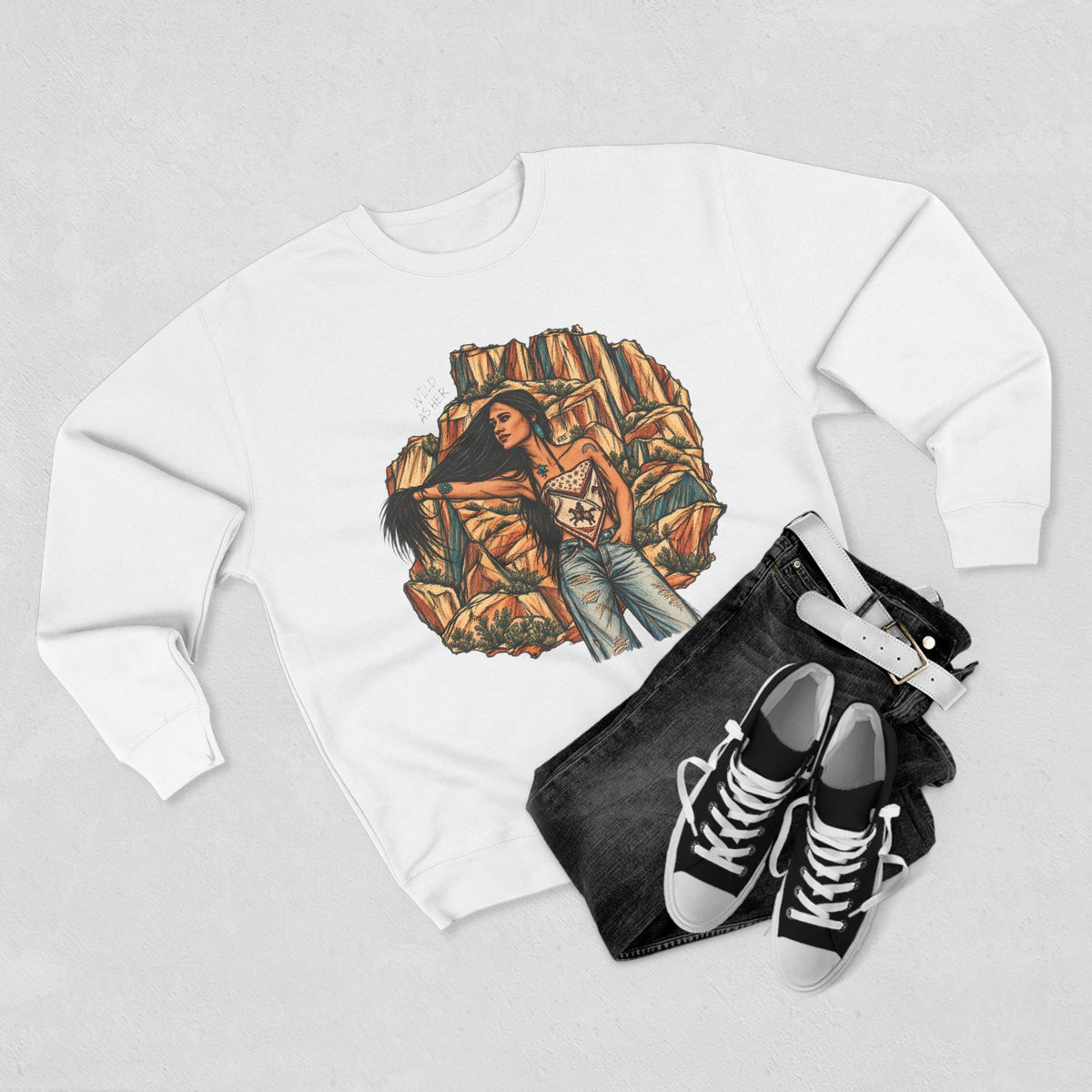 Wild as the badlands crewneck