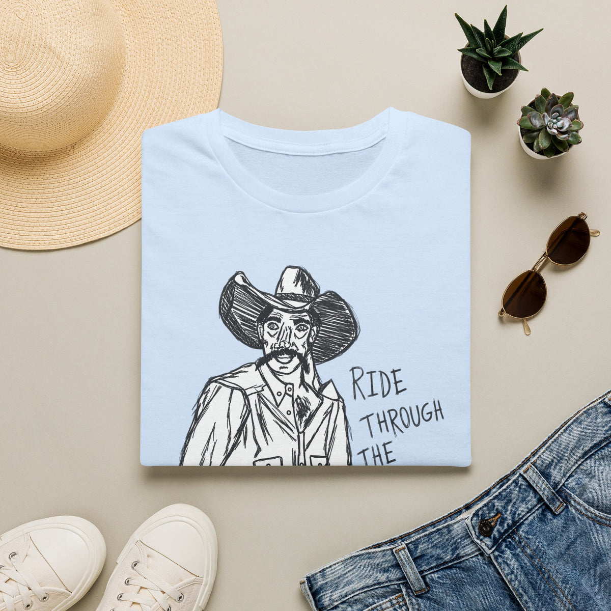 Ride through the hard days suicide prevention T-shirt