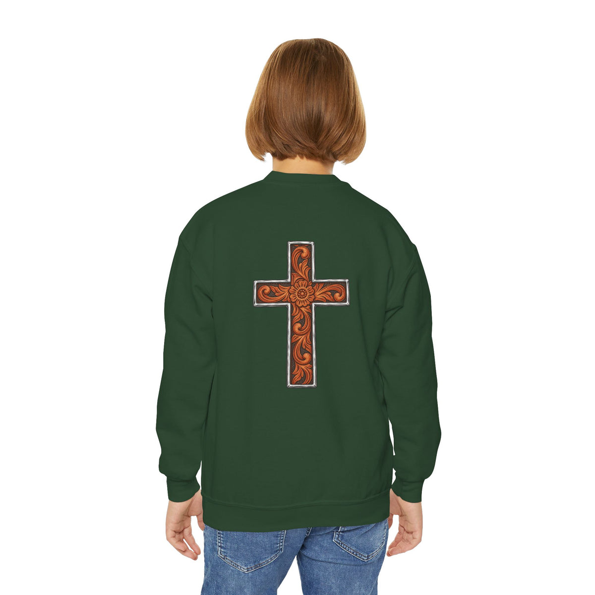 Cowgirls for Jesus Youth Crewneck Sweatshirt