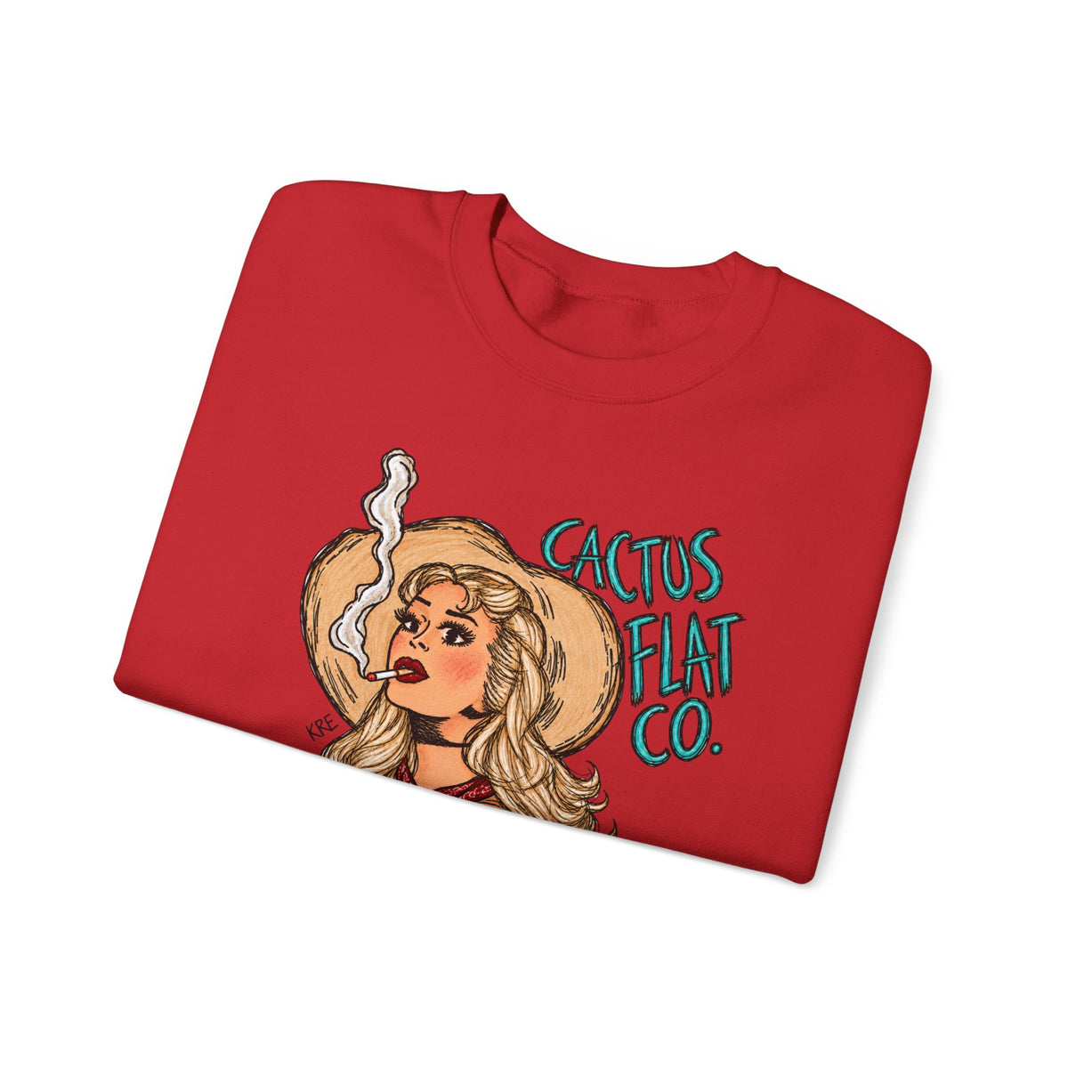 Cactus Flat Lady- Crewneck