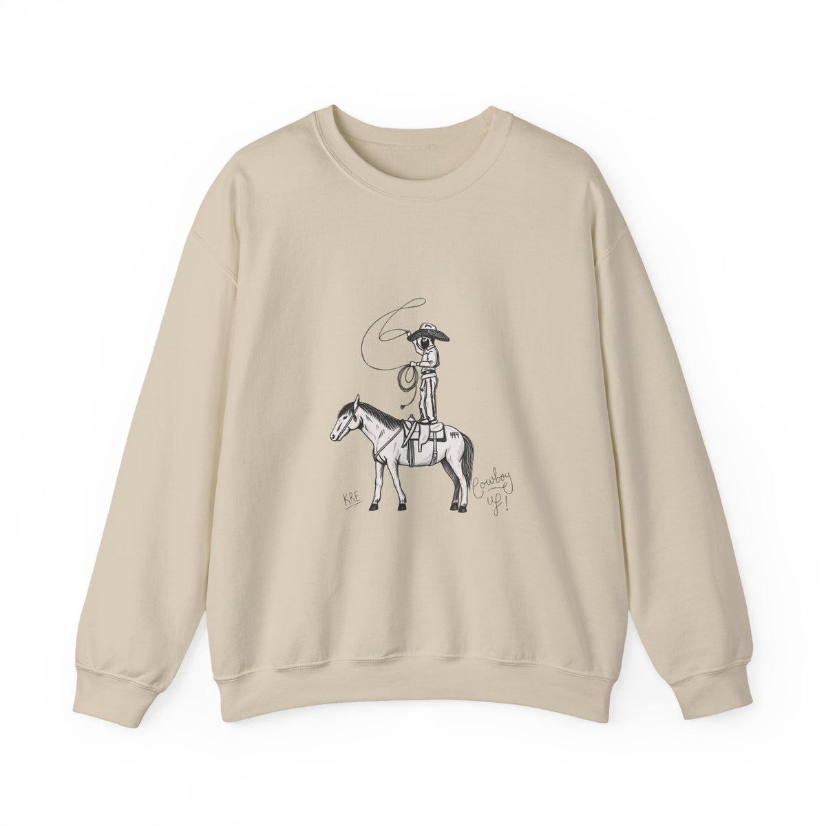 Cowboy up Crewneck Sweatshirt