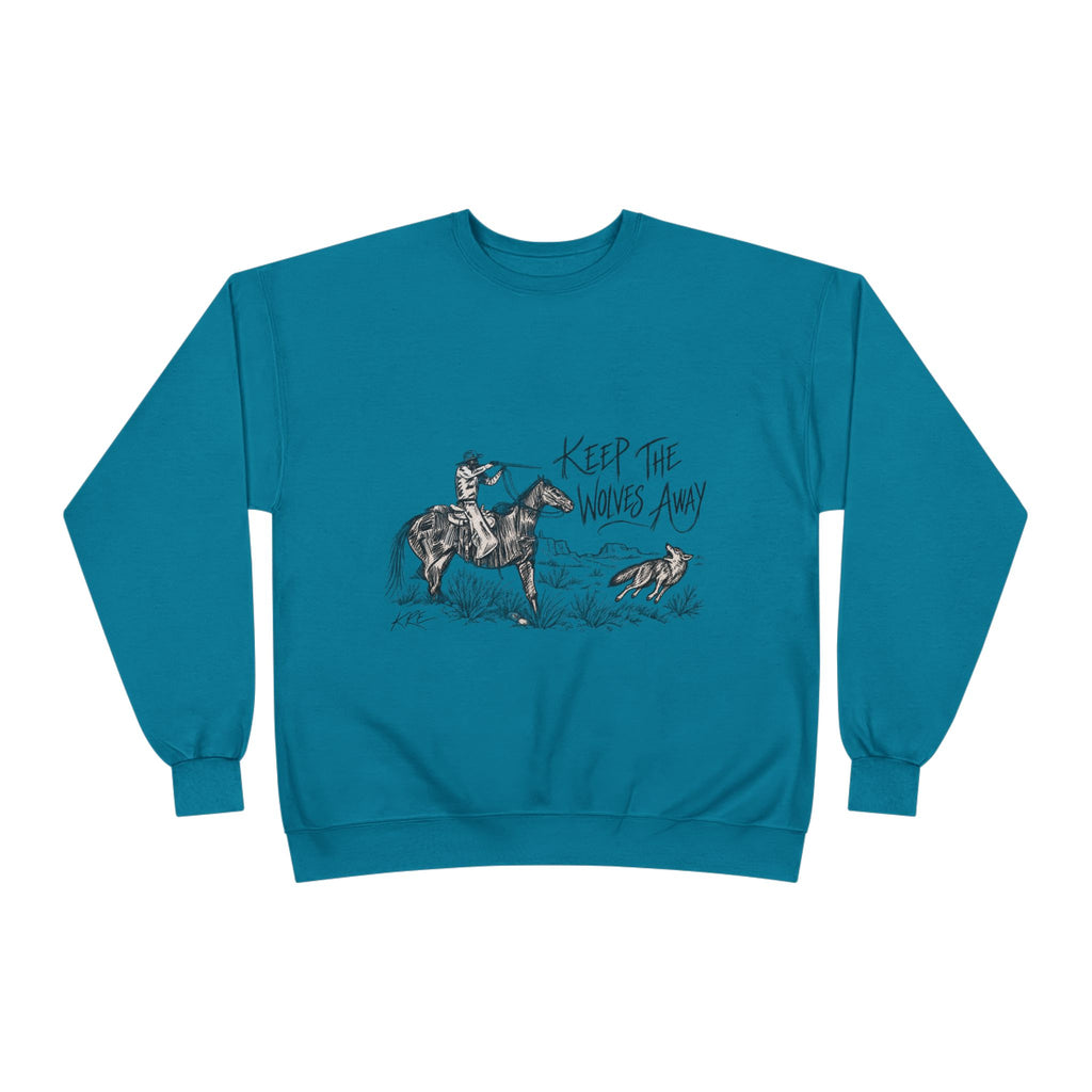 Keep the wolves away crewneck