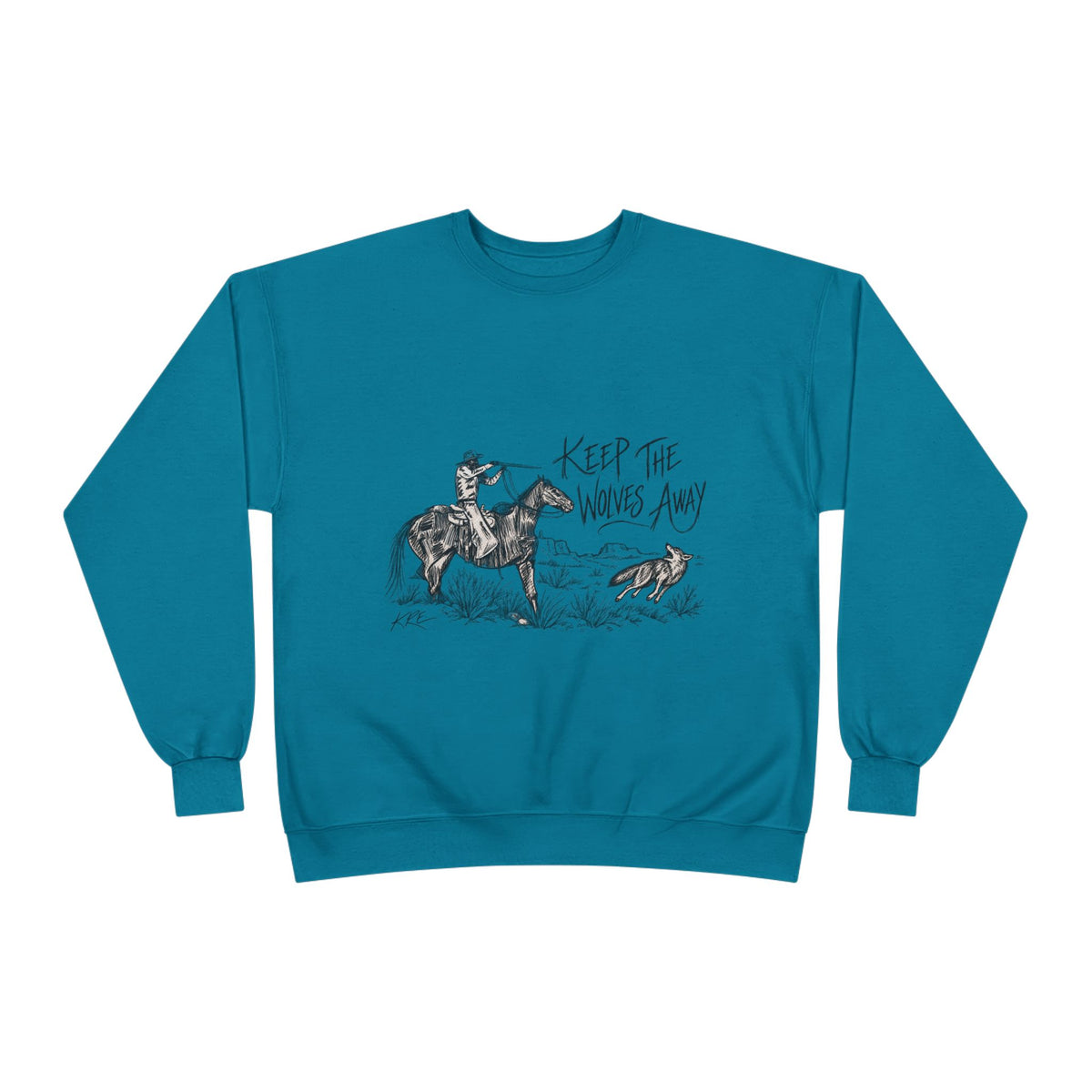 Keep the wolves away crewneck