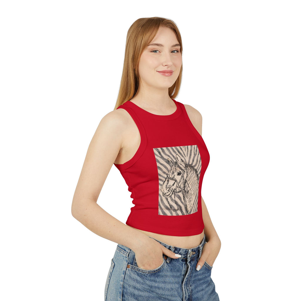 Zebra ribbed tank