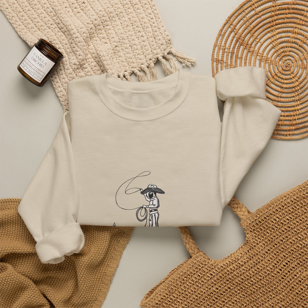 Cowboy up Crewneck Sweatshirt